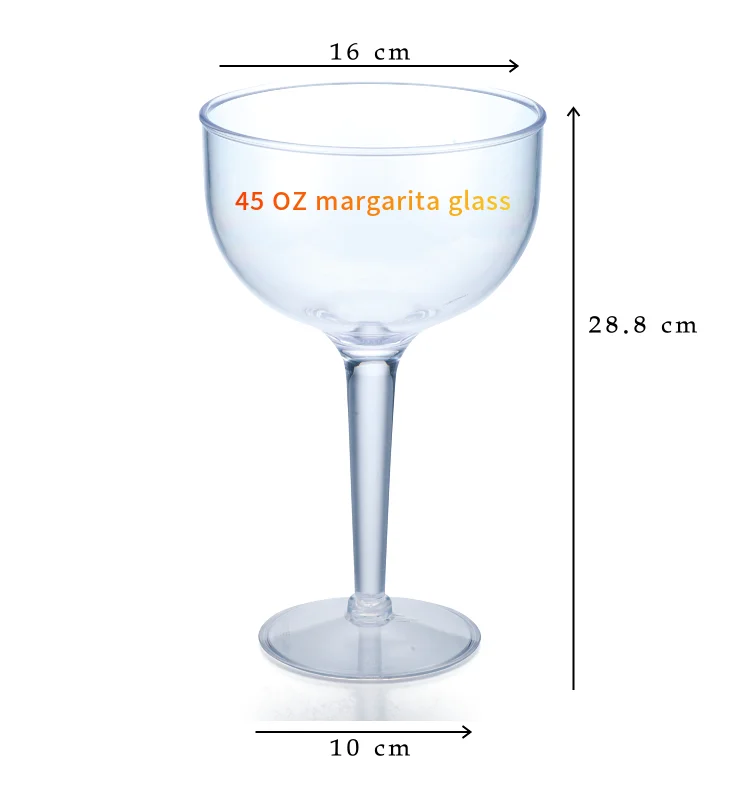 45 oz margarita glass