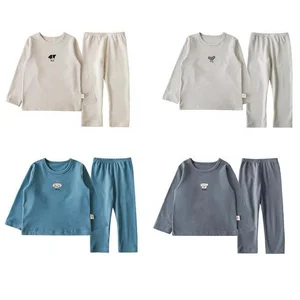 YOEHYAUL N4204 Autumn Winter Comfortable Boys Children Pyjamas Kids Indoor Nightwear Boys Loungewear Homewear Kids Sleepwear Set