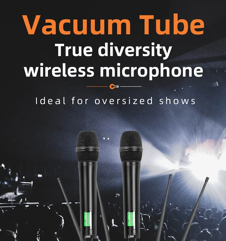 Professional Stable Wireless Microphone True Diver KTV Stage Conference ...