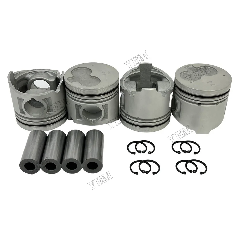 Piston Kit Compatible for Isuzu 4JG2s Engine Rebuild Kit 3