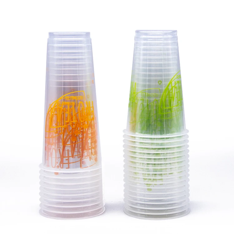 Горячая Распродажа, горячая холодная питьевая матовая пластиковая чашка Pp 24 Oz 700 мл, молочный чай с крышкой соломинки