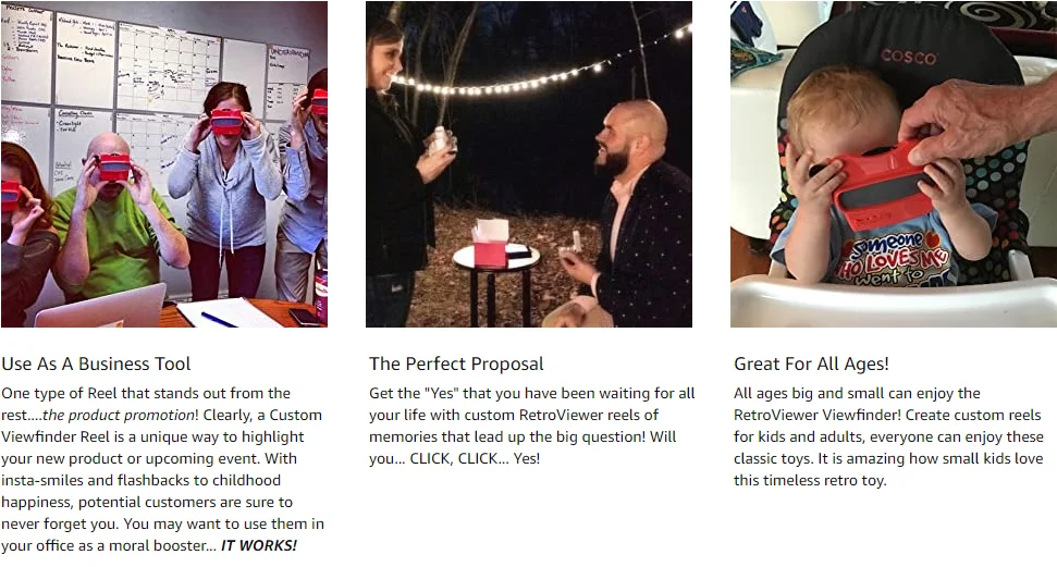 Viewfinder For Kids Slide Viewer 3d Stereo Viewmaster 3d Reel