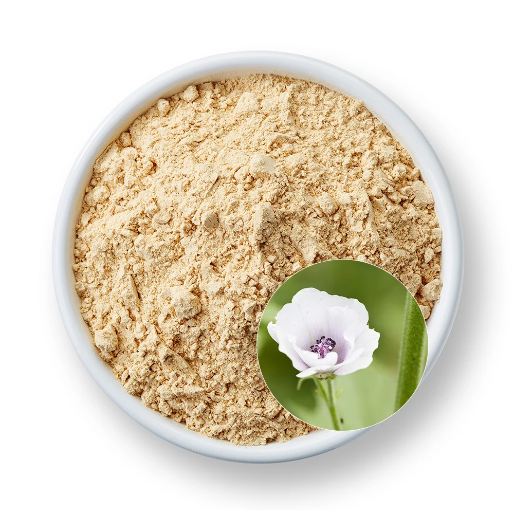 High Quality Halal Marshmallow Root Extract Powder Skin Moisturizing Althaea Officinalis Marshmallow Extract