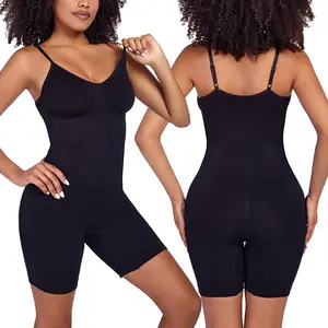 Seamless Waist Shaping and Belly Contracting Hip Lifting Sleeveless Jumpsuit Women's Underwear Plus Size Shapers