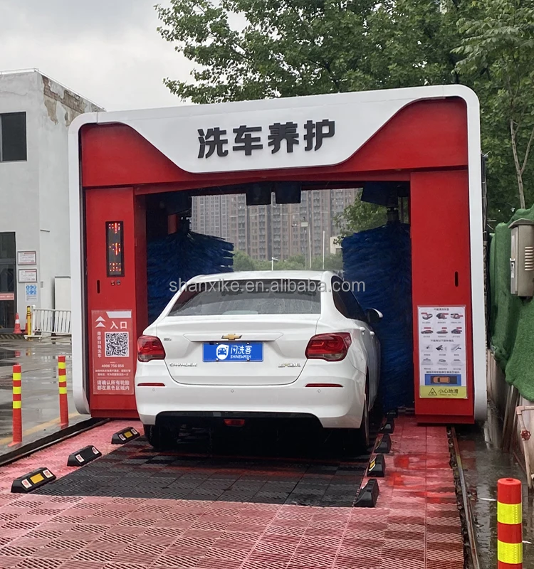 Shinewash Roller Automatic Car Washing Machine with 5 Brushes Machine Price Fully Automatic Car Wash Equipment Parts
