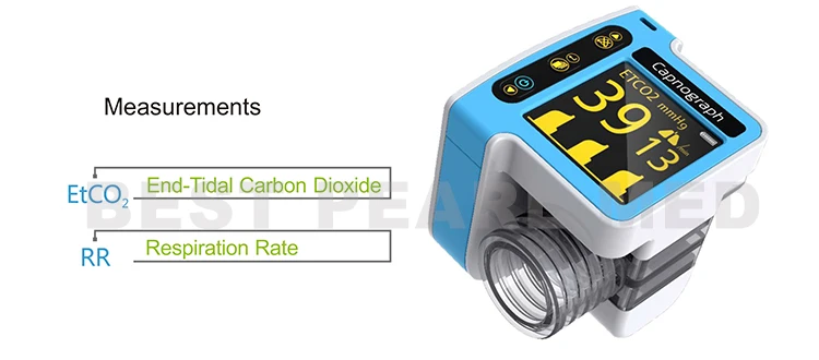 BPM-ETCO2-1 Hot Selling High Quality Portable Real Time Monitor with Veterinary Capnograph