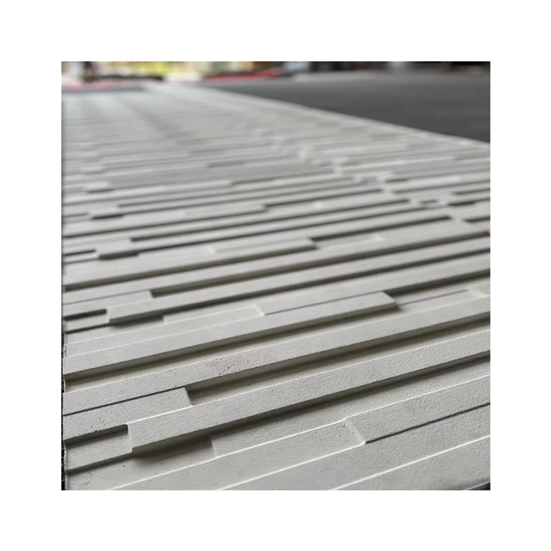 Modern Polished Limestone Background Wall for Hotels with 1-Year Warranty & Graphic Design Solution Capability