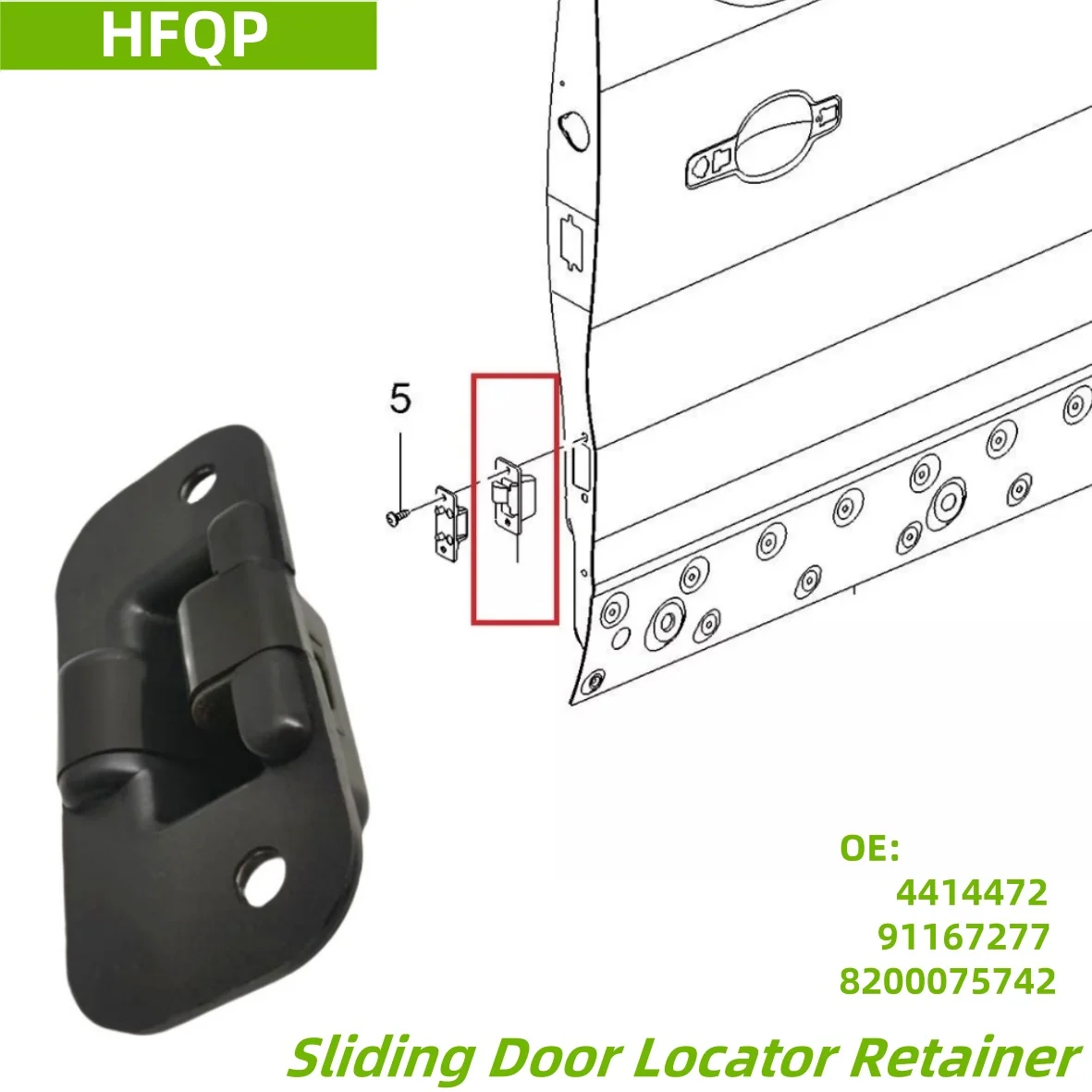 Localizzatore Porte Scorrevoli Auto - Compatibile Renault Trafic Kangoo Vivaro Master Movano - Foto 6