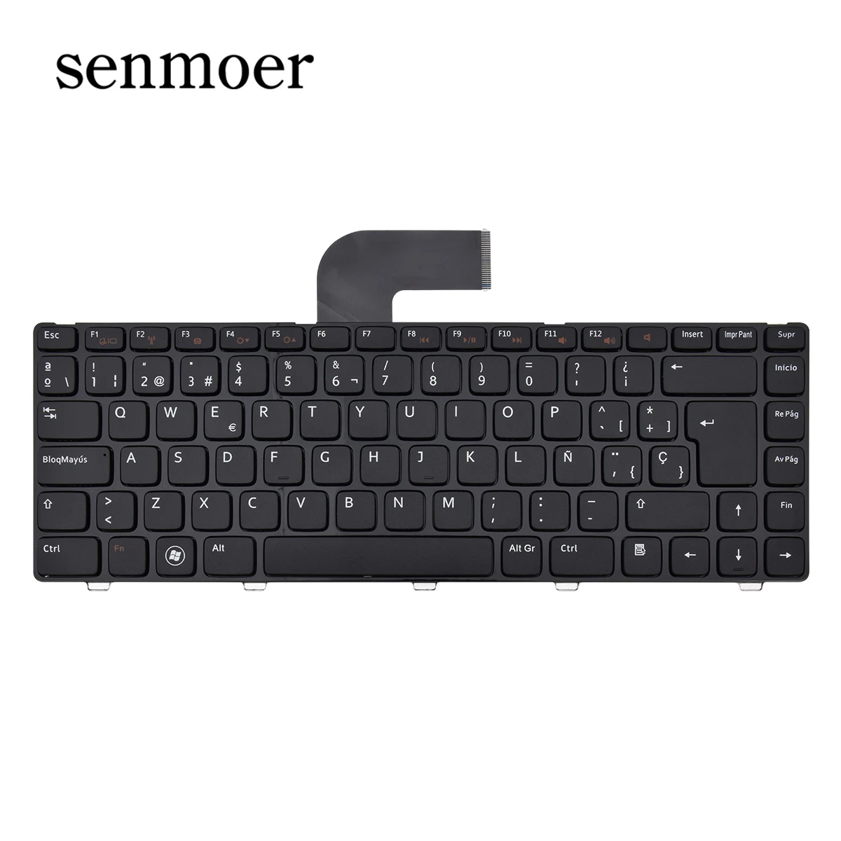 Replacement Keyboard for Dell Inspiron 14 3000 Series 3441 3442 3443 3445 3446 3447 3449 3451 3458 3459 Version Laptop Keyboard