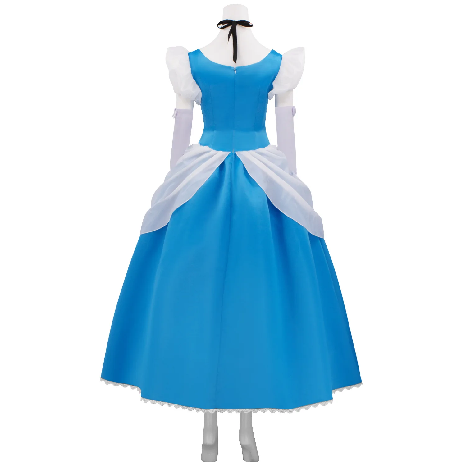 strapless open back dress Duchess Princess Gown for Women