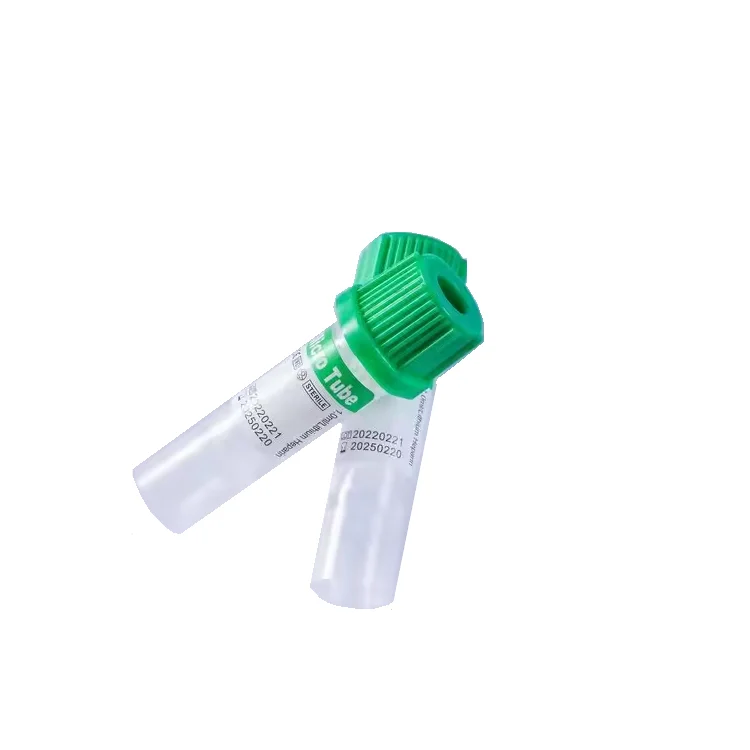 sodium/Lithium Heparin Medical Capillary Micro Blood Collection Tube for Blood Tests  sodium/Lithium Heparin Tube