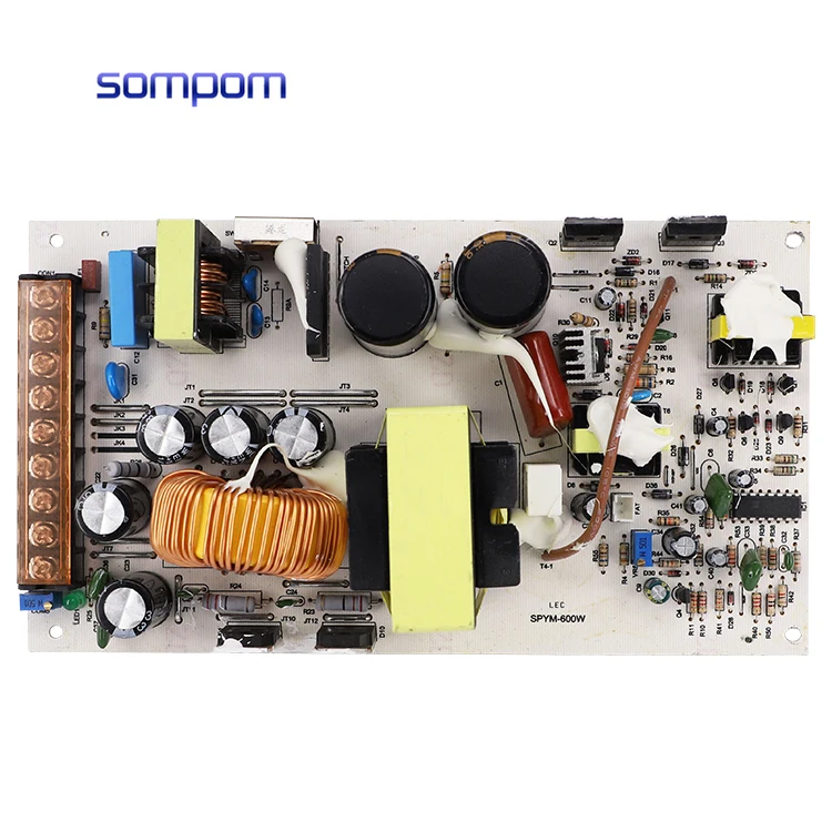 Sompom импульсный источник питания постоянного тока 24В 25А 600 Вт Светодиодный драйвер