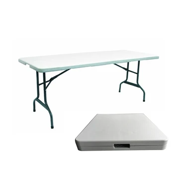 Ktk Hdpe Portable Modern Outdoor Long Theme Camping Picnic Rectangular Party Plastic Folding Table