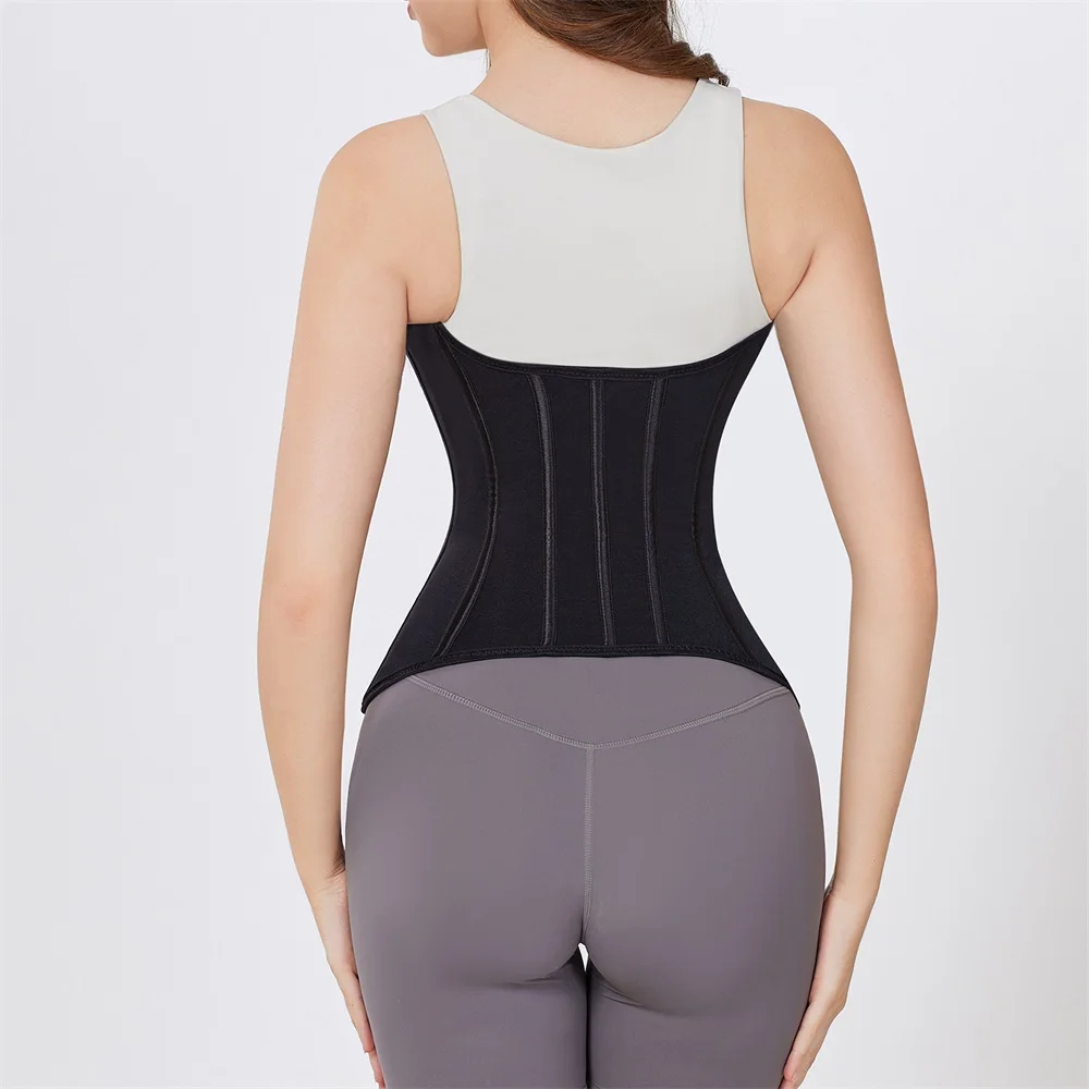 Women Shaping Corset Tummy Control Shaper Bilayer High Compression Female Trendy Fajas Shaping Waist Trainer Corset Shapewearr details