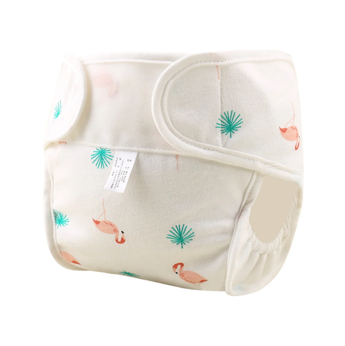 Чистый хлопок, стерео, чтобы предотвратить утечку стороны профилактика ребенка ткань пеленки брюки для малышей трусы-подгузники из водонепроницаемого материала для новорожденных брюки для девочек