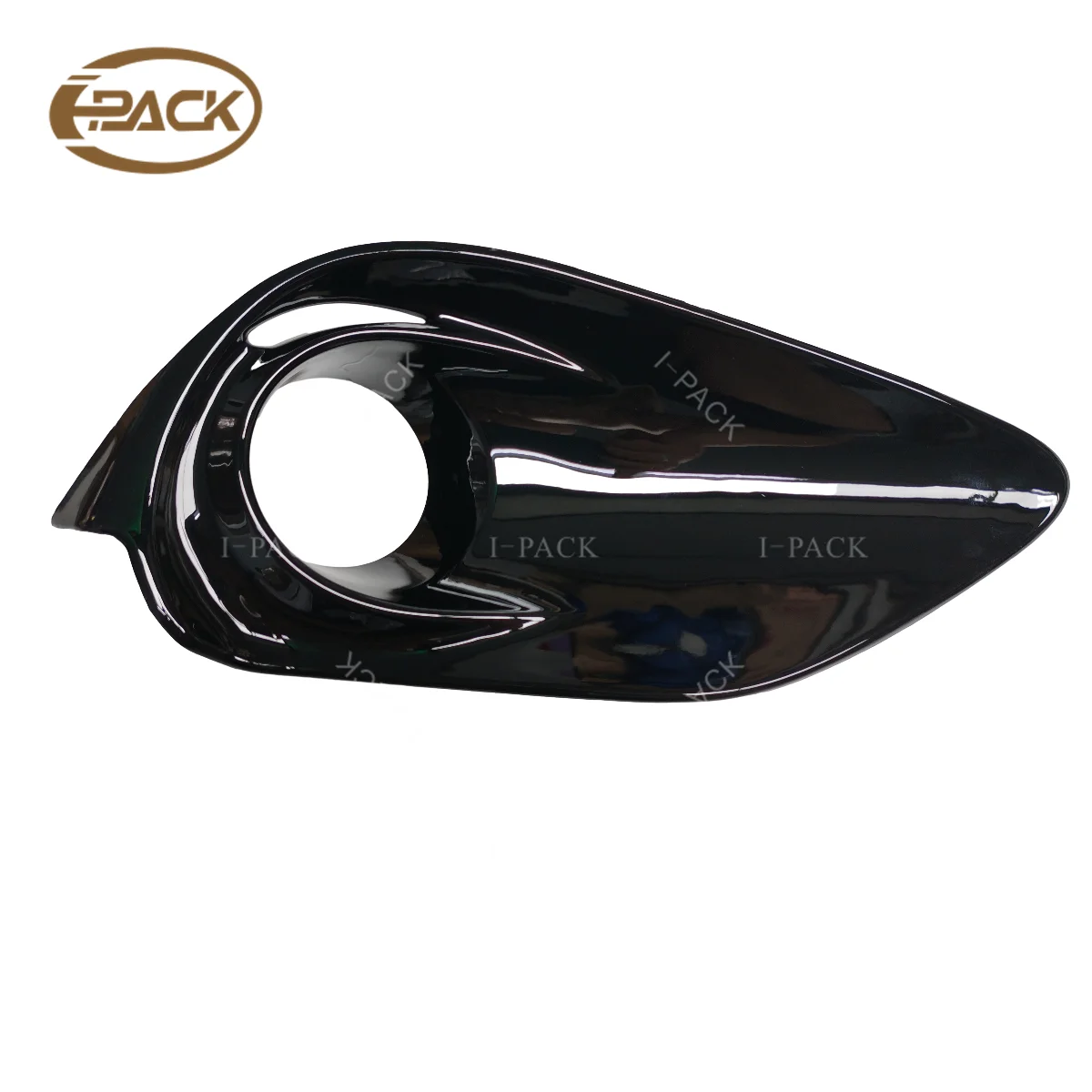 Pair Of Fog Light Covers For 2015 Toyota Prius C – Textured Black, Driver & Passenger Side