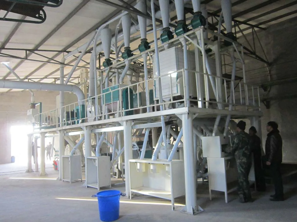 Large Maize Processing Plant Maize Flour Production Line Maize Milling Machine
