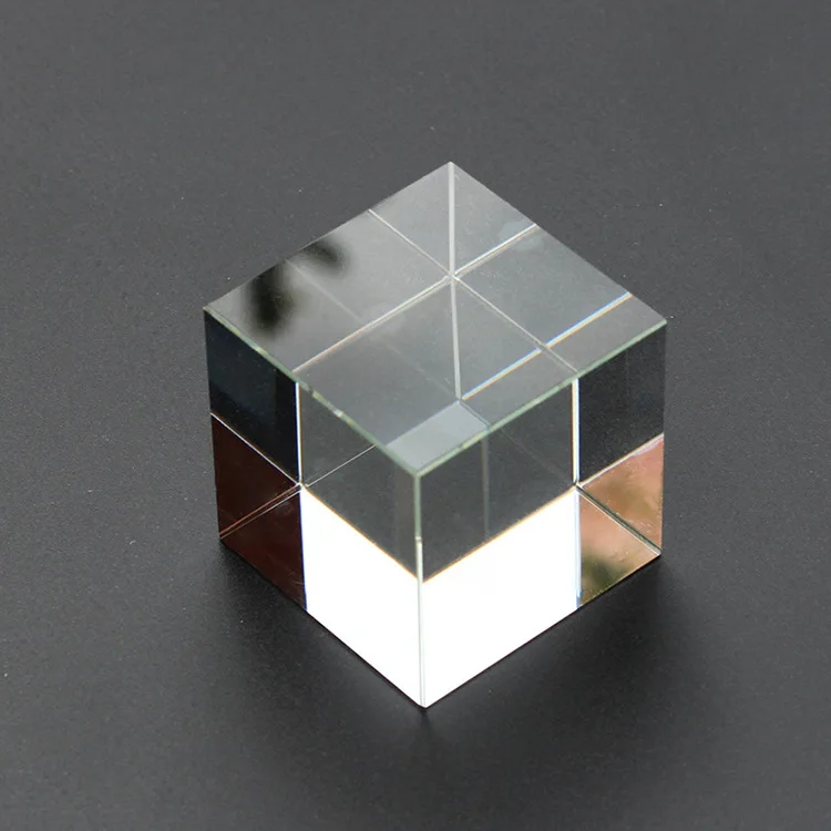 Top quality K9 crystal cube 3d laser blank crystal cube