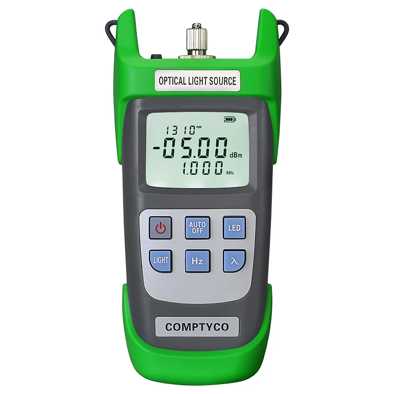 COMPTYCO Fibre Optic Light Sources AUA-D1315 dry cell OLS Fiber Optical Laser Tester 1310 1550nm Handheld Optical Light Source