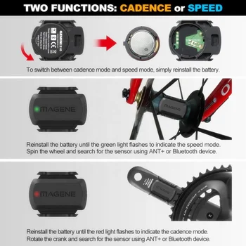 Speed and cadence shops sensor