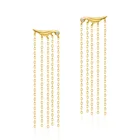Angel Wings Earrings Stud Jewelry Handmade Bezel 5A Czs Tassel Fashion Jewellery Drop Studs