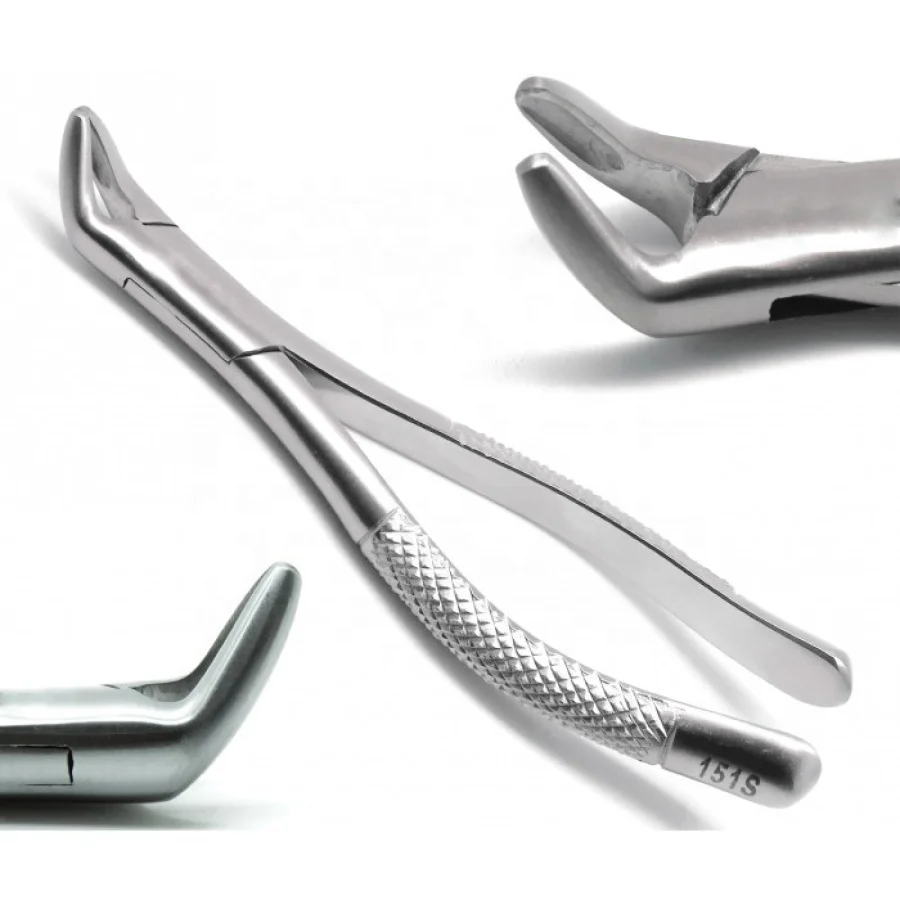 151s dental extraction of upper canines incisors premolar roots