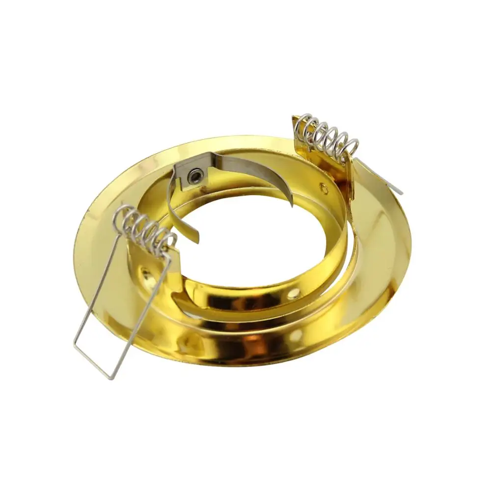 Round Mounting Recessed Led Ceiling Light MR11 Fitting Fixtures Lamp Holders LED Spot Light Frame