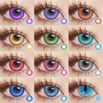 Lalens Magic Pop Colored Contact Lenses Prescriptions Wholesale Cosplay Contact Lens for Eye Beauty Half Yearly Disposal