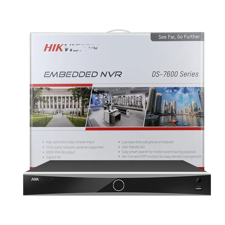 Hik DS-7608NXI-I2/8P/S 8CH 1U 8POE 4K NVR Acusense Recorder