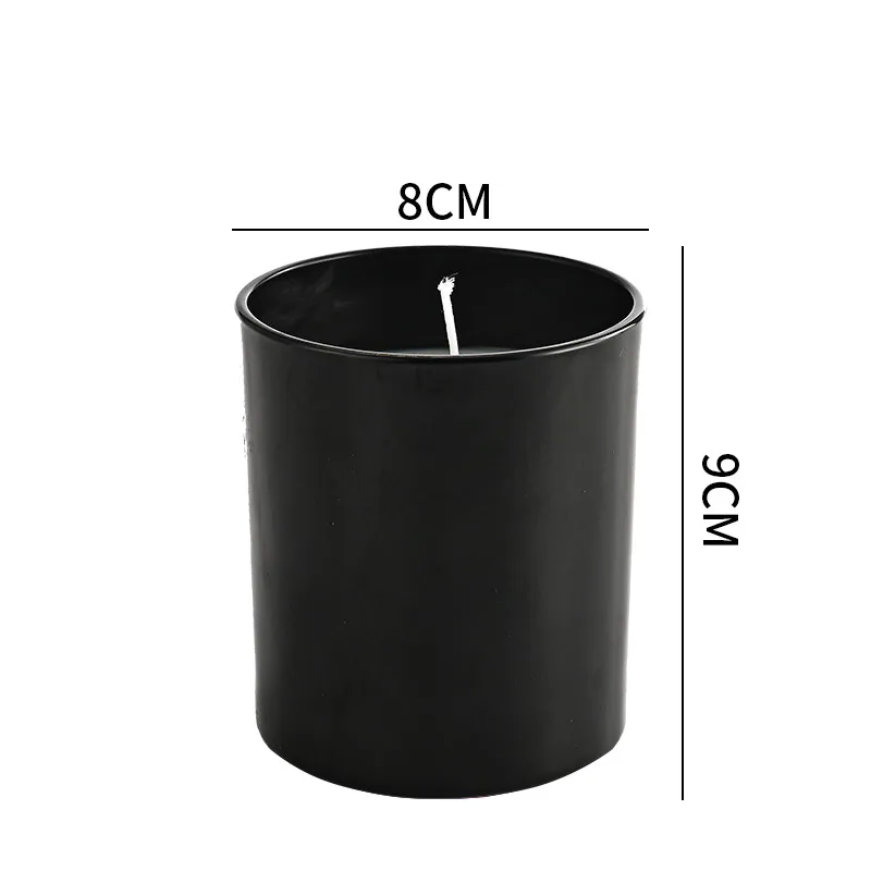 Empty 10oz 14oz Candle Vessels Glass Candle Jars With Rose Gold Metal