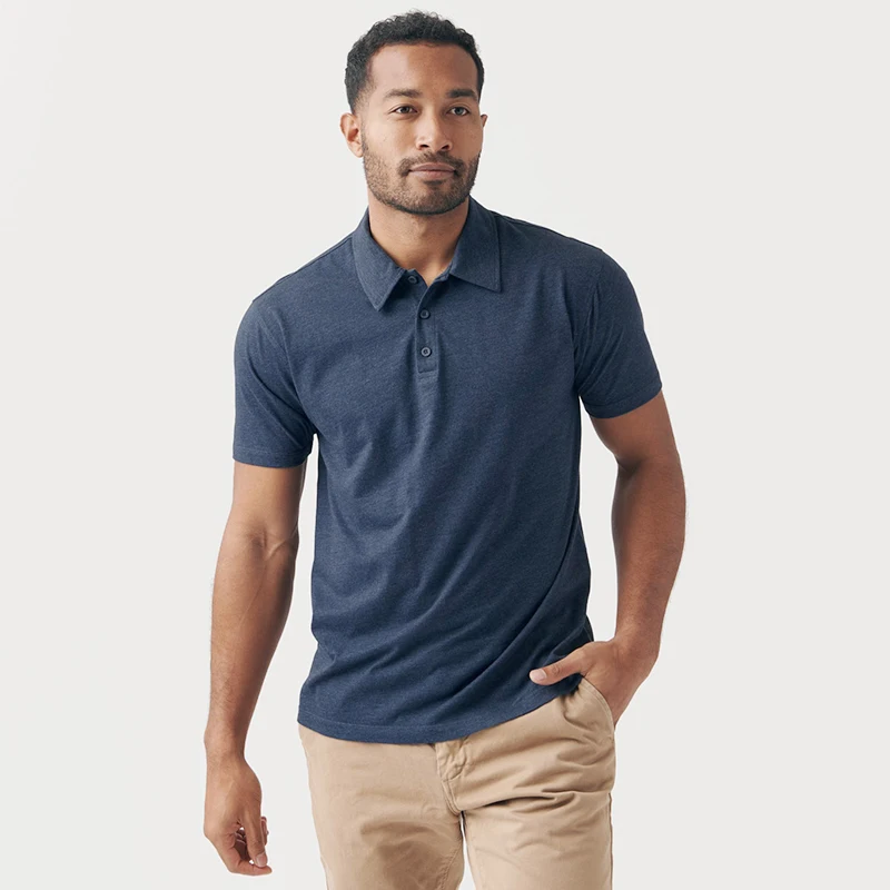 Men's Bamboo Polo T Shirt Made With Breathable And Soft Bamboo Viscose ...