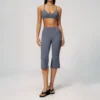 grigio -Reggiseno+Leggings Capri