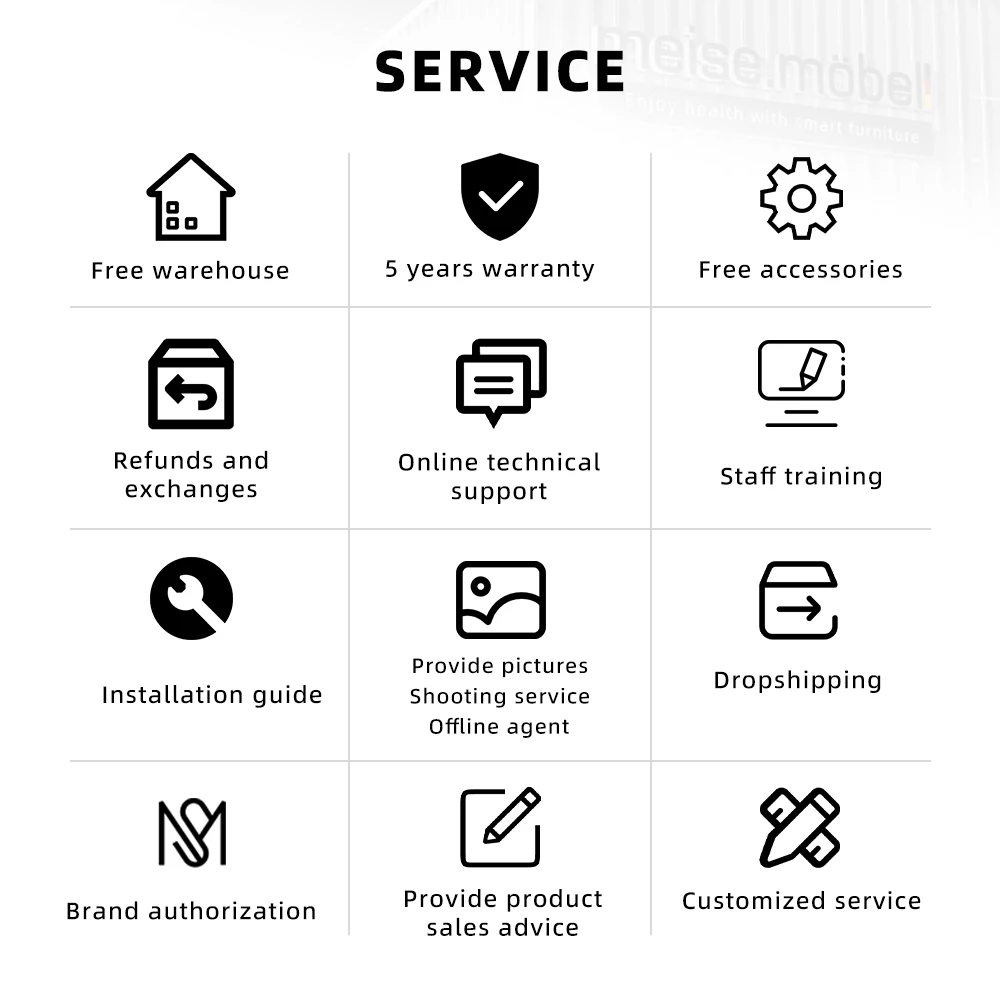 Meisemobel Usa Warehouse Adjustable Bed Base Electric Adjustable Bed