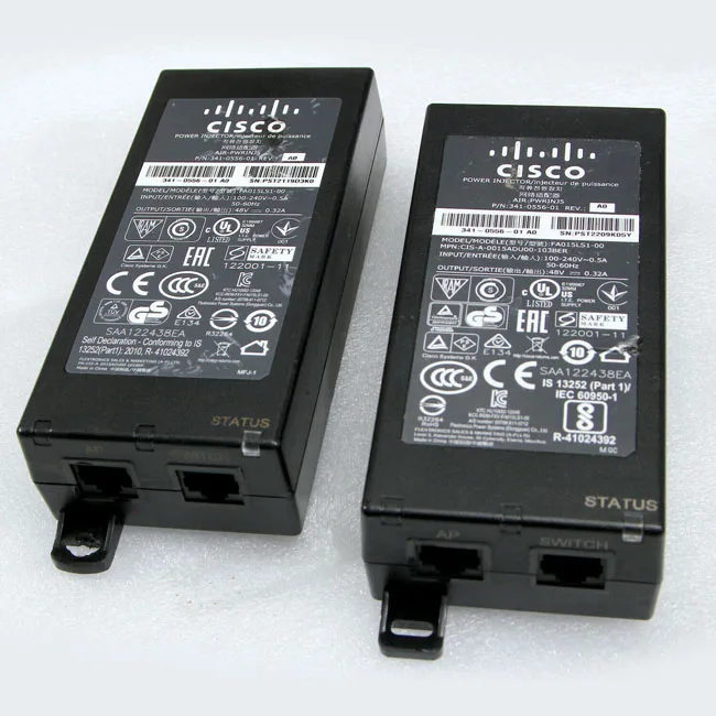 Lotto Di 5 Cisco AIR-PWRINJ3 Power Injector – 48V 15W, Usati Ma Testati