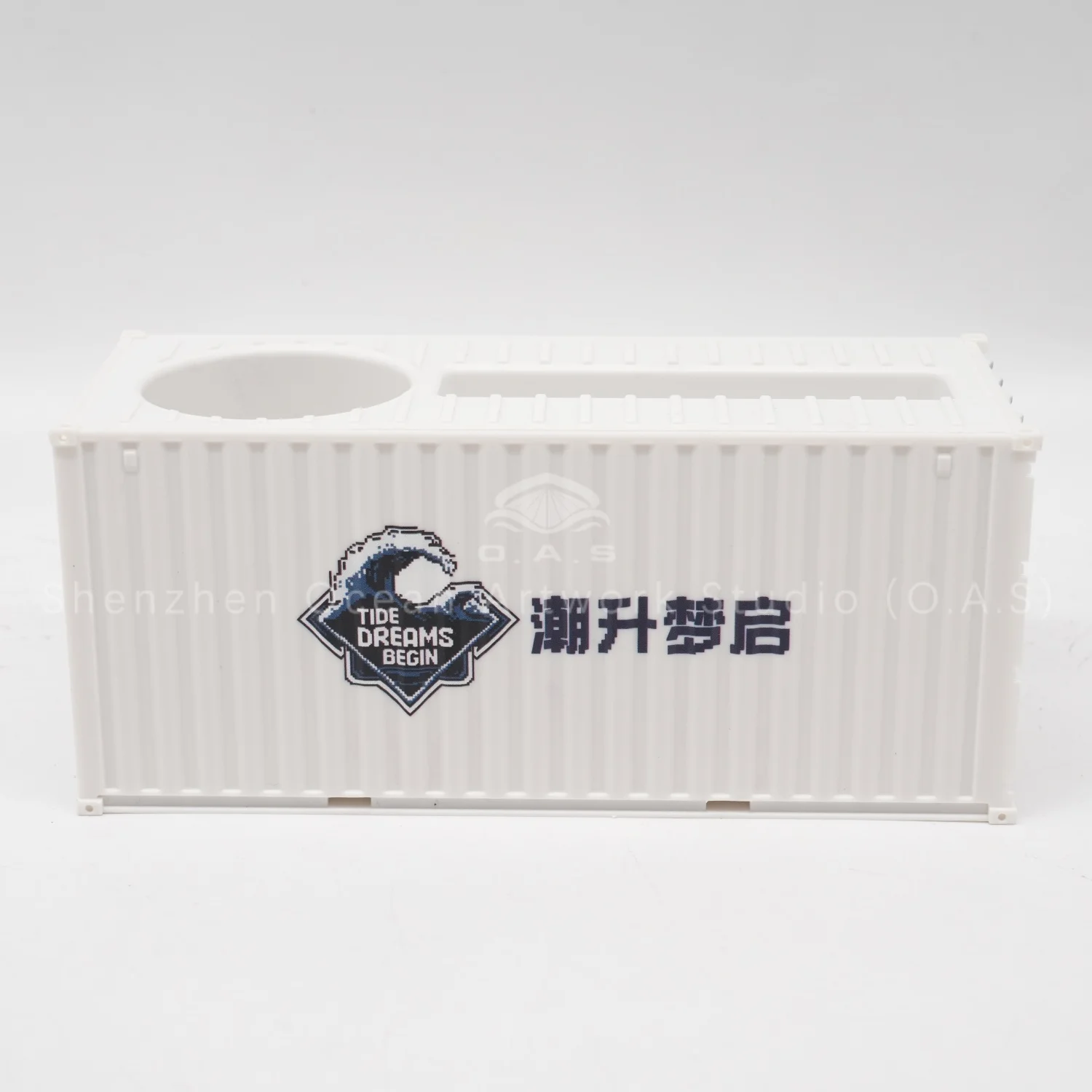 ltide plastic storage box model scale 135 shipping container oas factory customizable pen holder model-9