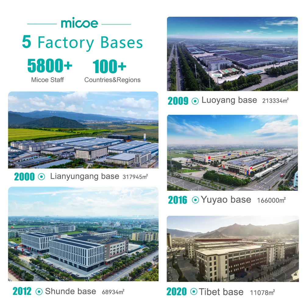 Micoe R32 DC Inverter Air Heat Pump Water Heater 6KW 10KW 18KW 24KW Cooling Heating Swimming Pool Hotel WIFI Control Solar