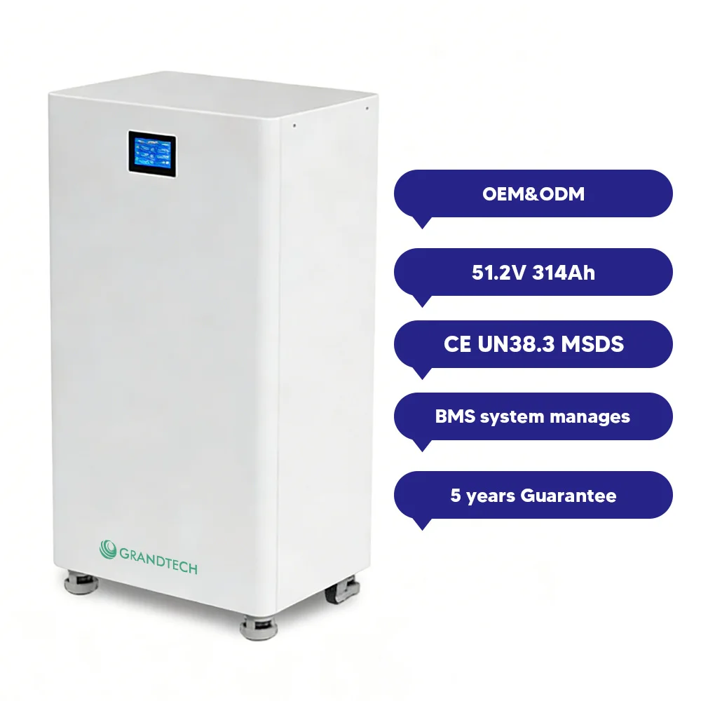 На складах у США та ЄС: сонячний акумулятор 16 кВт·год, 48 В / 51,2 В, домашня система зберігання енергії, литієвий акумулятор у настінному виконанні для автономних сонячних електростанцій