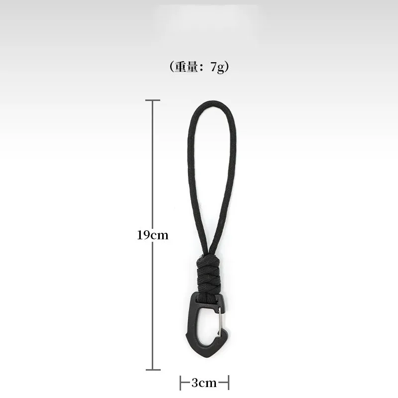 Key Lanyard Anti-loss Wrist Hook Outdoor Camping Multi-function Buckle Triangle Quick Hook