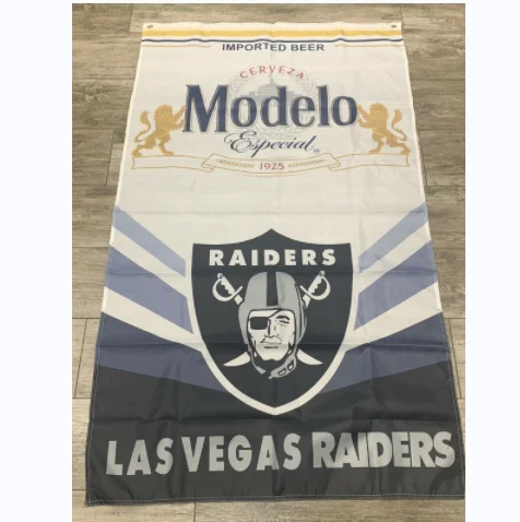 Poster Place 559 - Raider Dodgers Lakers Flag. 3 feet by 5 feet