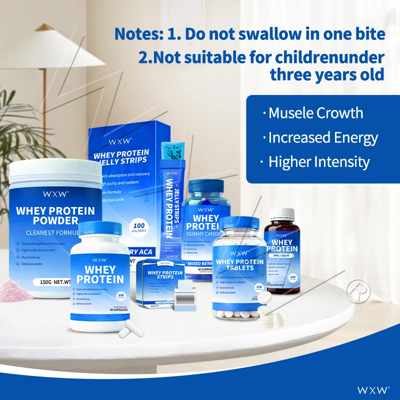 Private Label Whey Protein Isolate Strips Fast-Dissolving for Pre/Post Workout Recovery - Image 6