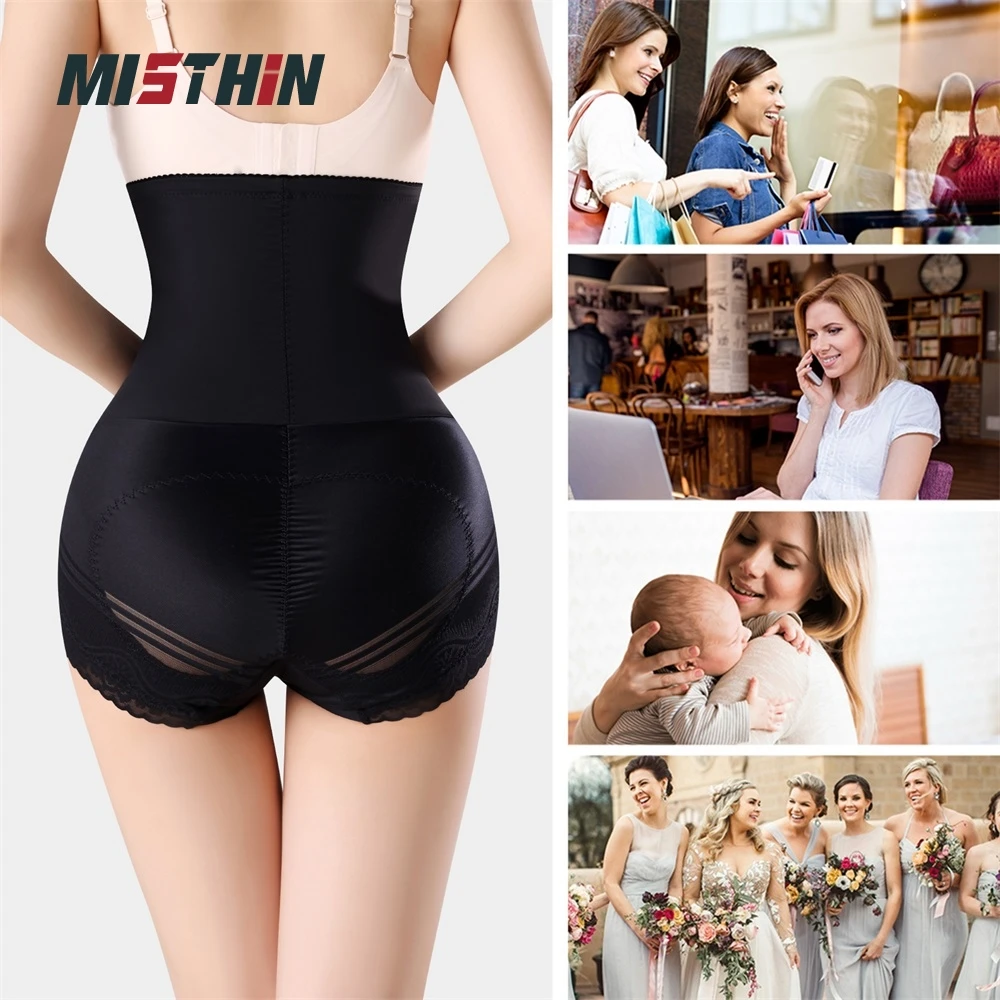 Butt Lifter Shaper Women Shaping Seamless Lace Full Body Corset Underwear Waist Trainer Shapewear Panti Tummy Control Shapers details