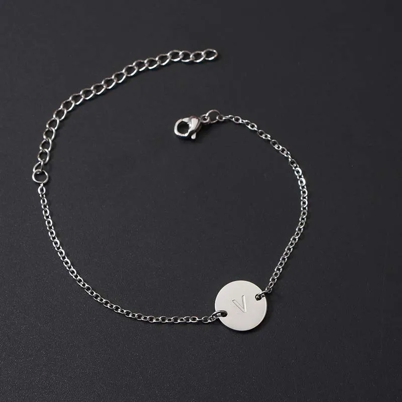 Initial Charm Bracelet