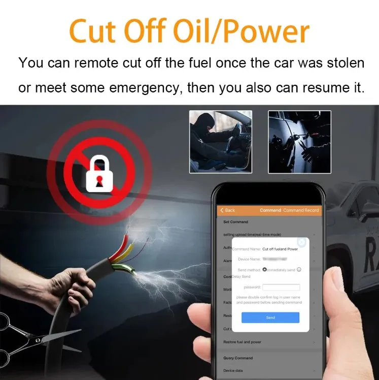 V3 4G GPS Tracker with Camera Remote Cut Off the Engine Vehicle GPS Tracking Device System 4G ACC Detection