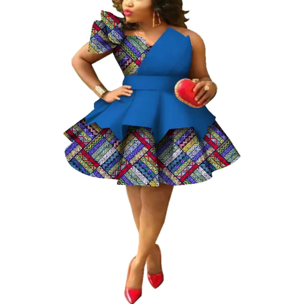 ankara layered dress Layered beauty, playful prints, and effortless elegance  Ankara for every  stylish woman Beautiful Ankara layered gown styles inspiration   #styleinspiration #fashion #ankara