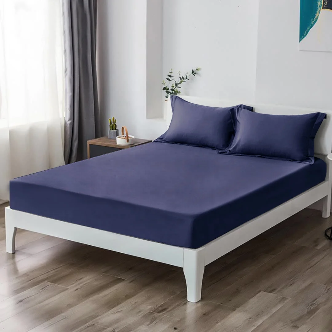 Fitted Sheet Cotton European Fitted Bed Sheet Sets Bedding Wholesale