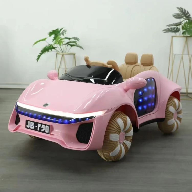 Hot Sale Unisex Electric 2-Seater Kids Battery Power Car Plastic Ride-On  Toy for Age Range to Years for 10-Year-Olds