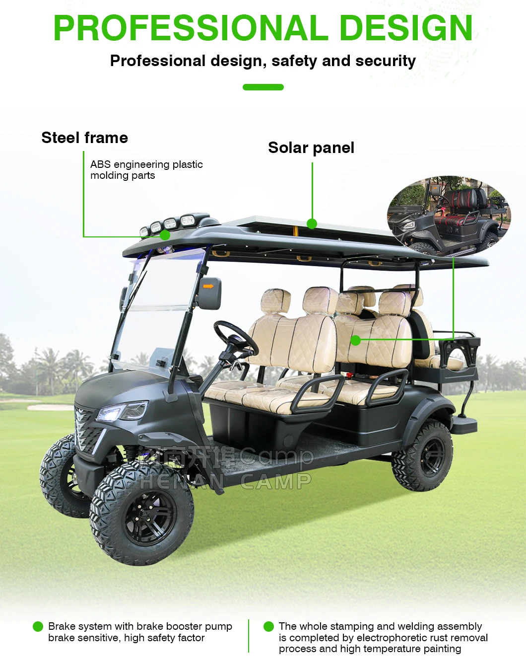 Camp Gas Golf Cart 4 Seater Club Car Lifted Golf Cart Gas Powered ...