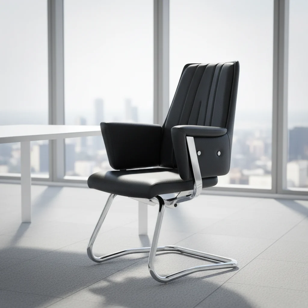 Modern Ergonomic PVC Leather Executive Chair with Adjustable Height 2