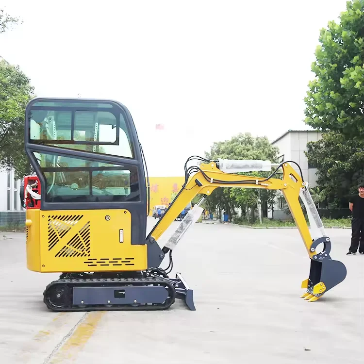 1 Ton Mini Excavator Electric Remote Control Small Micro Excavator ...