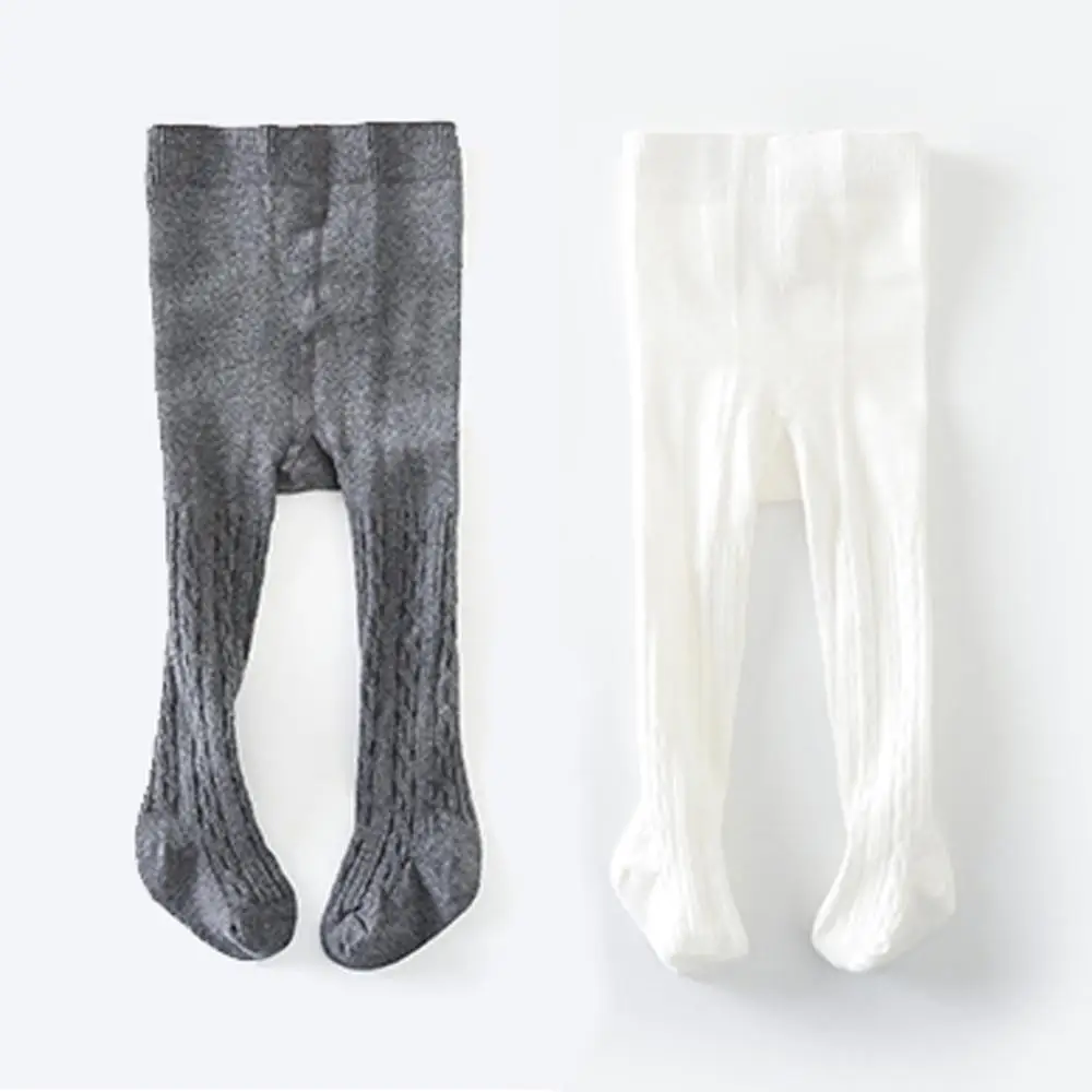 Зимние однотонные колготки, детские леггинсы, детские носки, колготки, хлопковые колготки для девочек